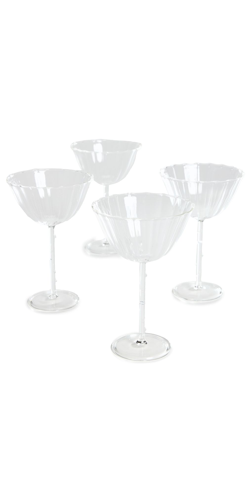 Sophie Lou Jacobsen Cosmo Coupe Glass Set Clear One Size