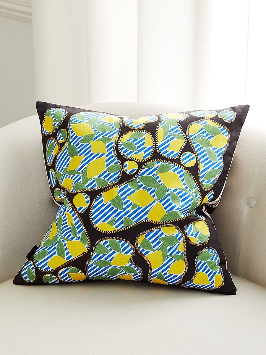 Lemon Pebbles Cushion