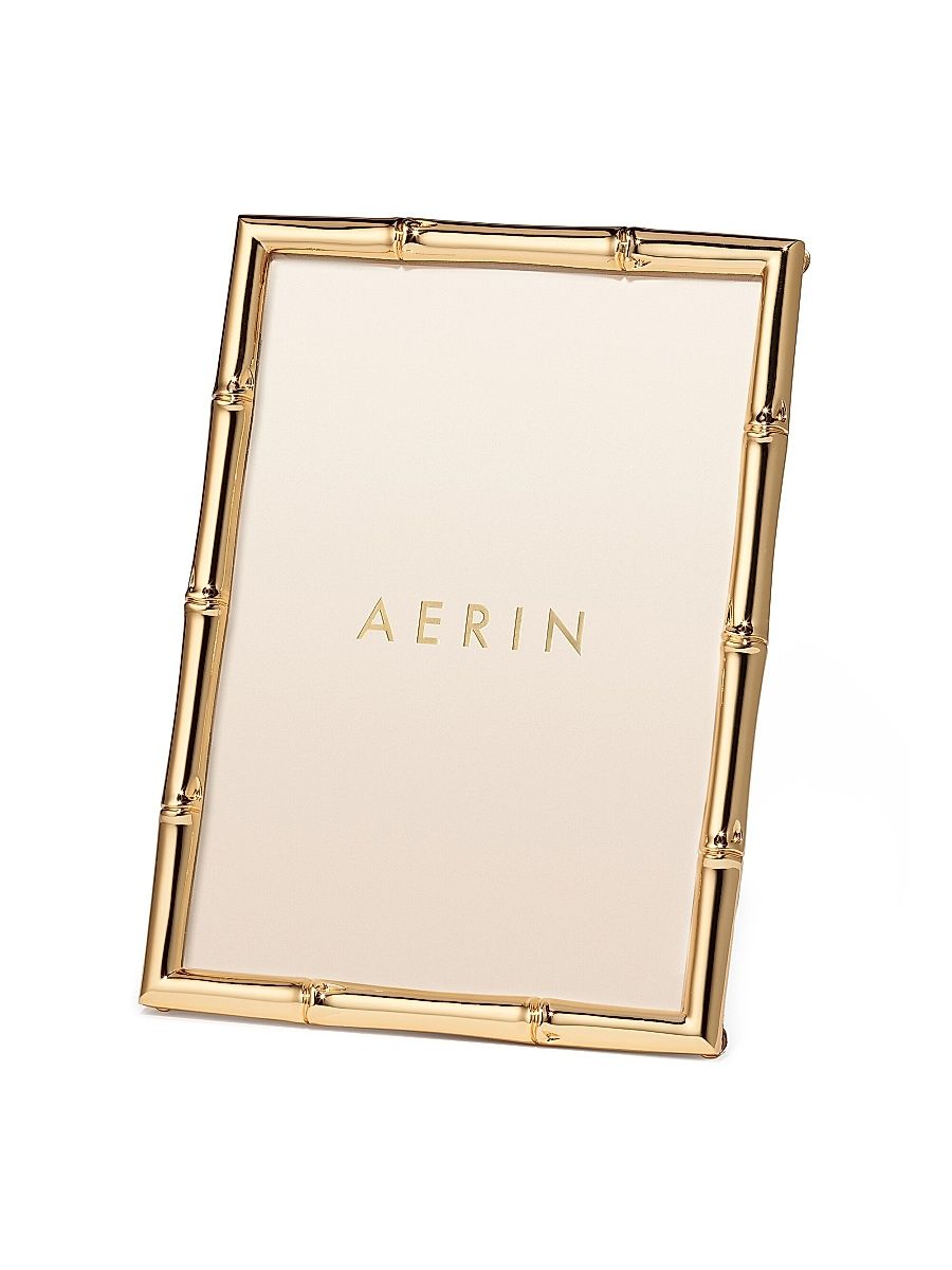 Ava Bamboo-Effect Brass Frame
