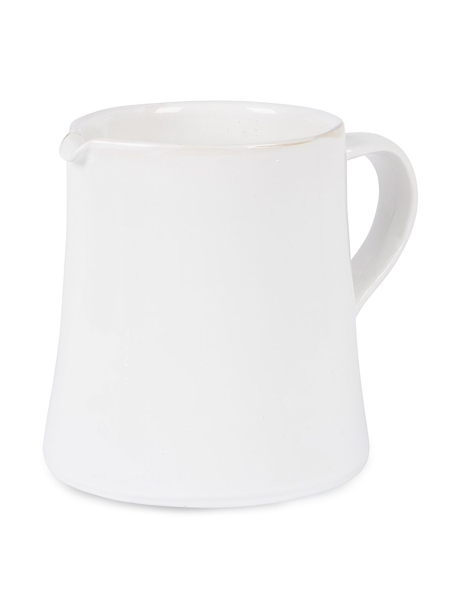 Small Terracotta Water Jug - White - Size Small