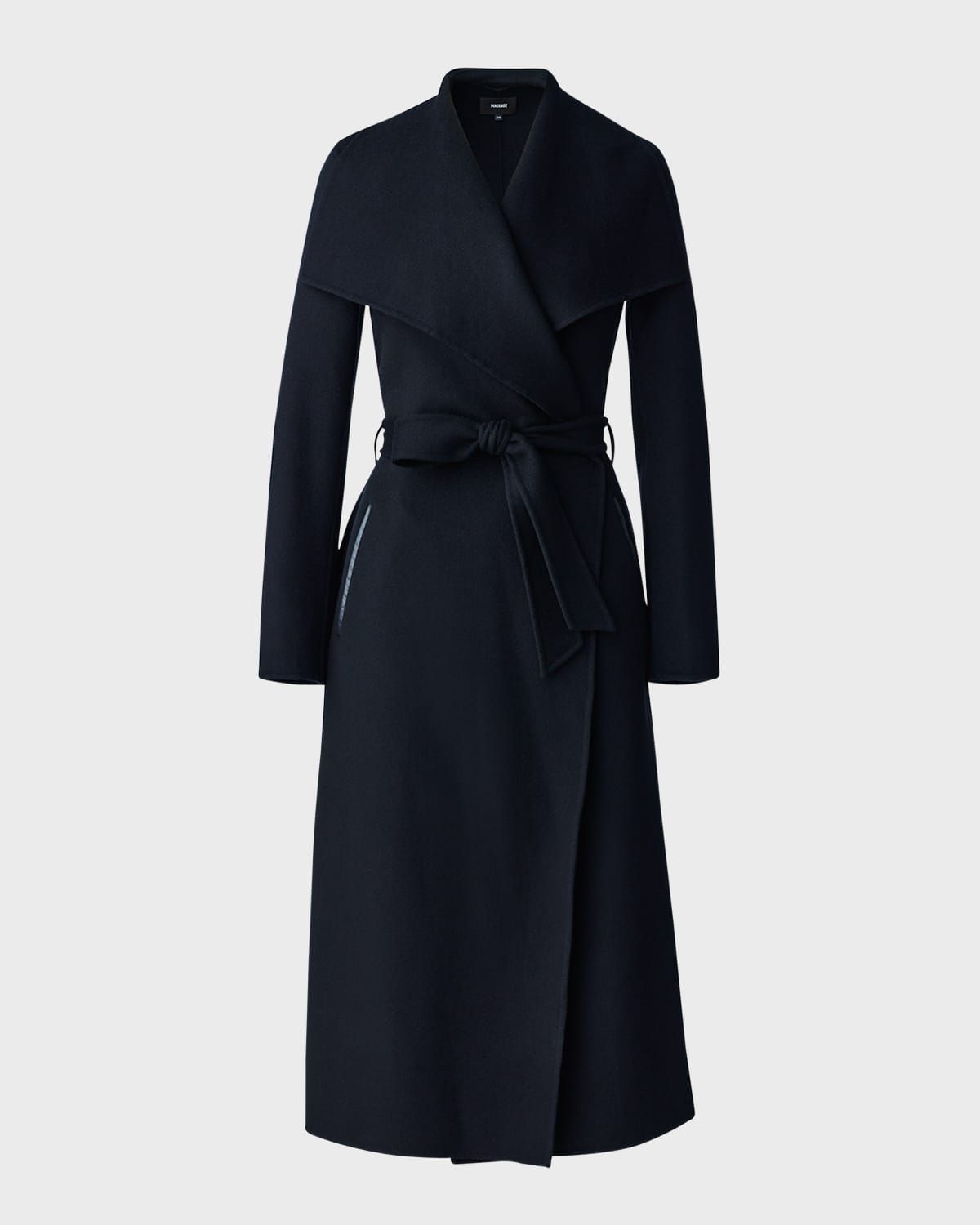 Mai Wool Belted Wrap Coat