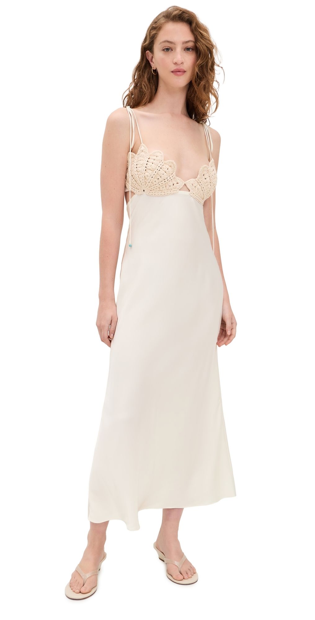 Maylé Vásquez Concha Dress Off White XL