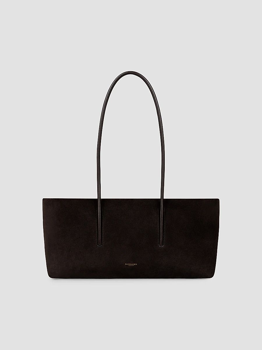 DeMellier Women's The Stockholm Suede Shoulder Bag - Dark Chocolate