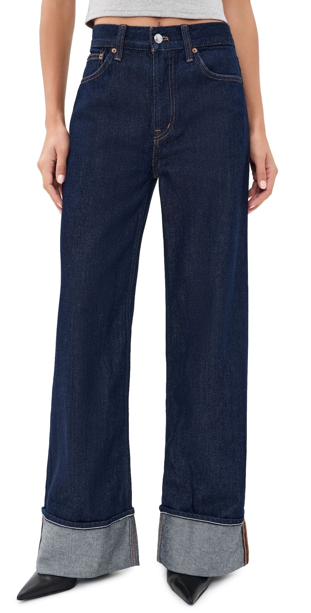 Madewell The Ultimate Wide Leg Jeans Rinse Wash 31