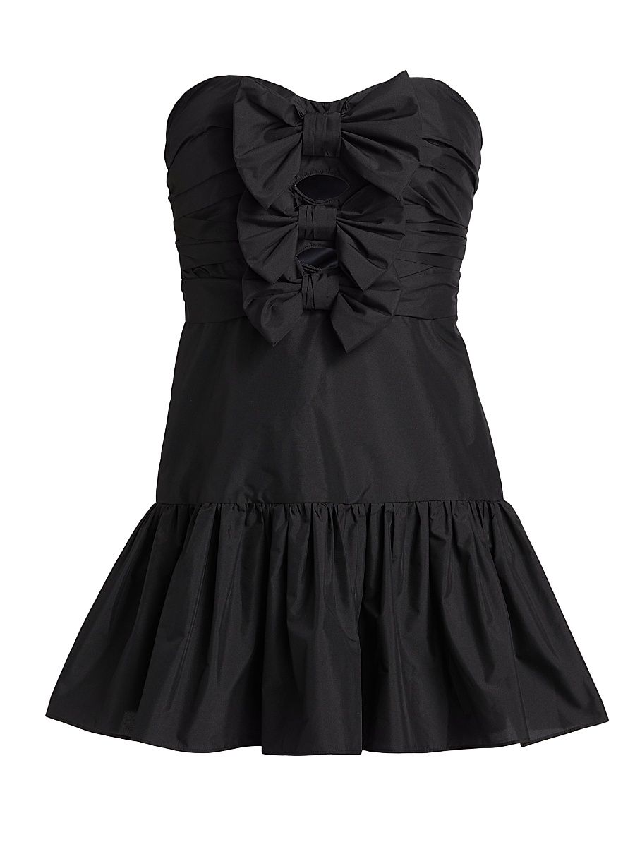 Women's Winterberry Woodlow Minidress - Black - Size 8