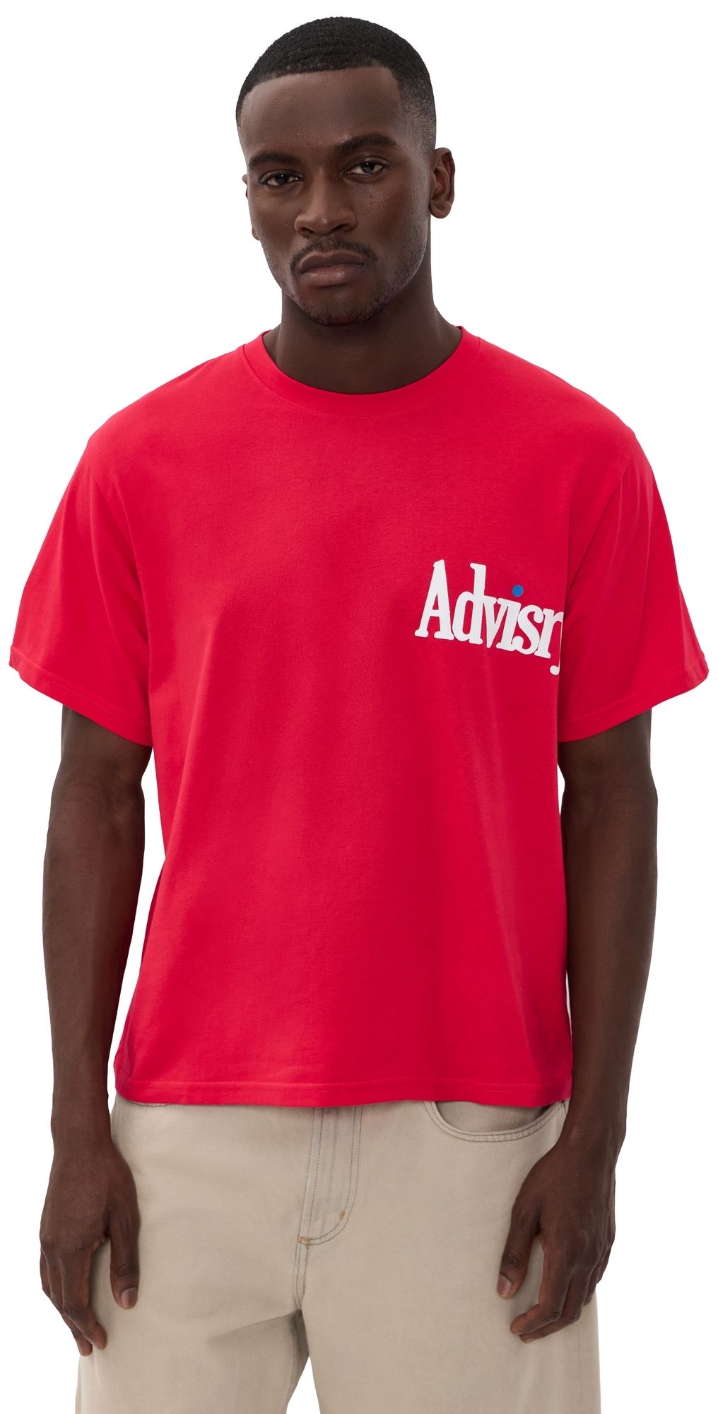 Advisry Dot Logo Tee Red M