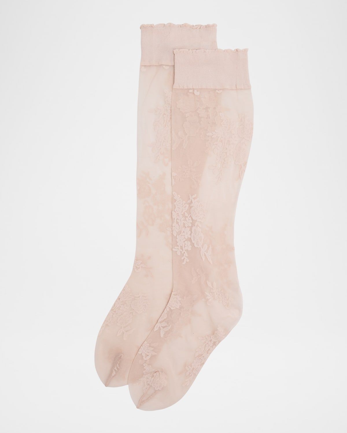 Knee-High Lace Socks