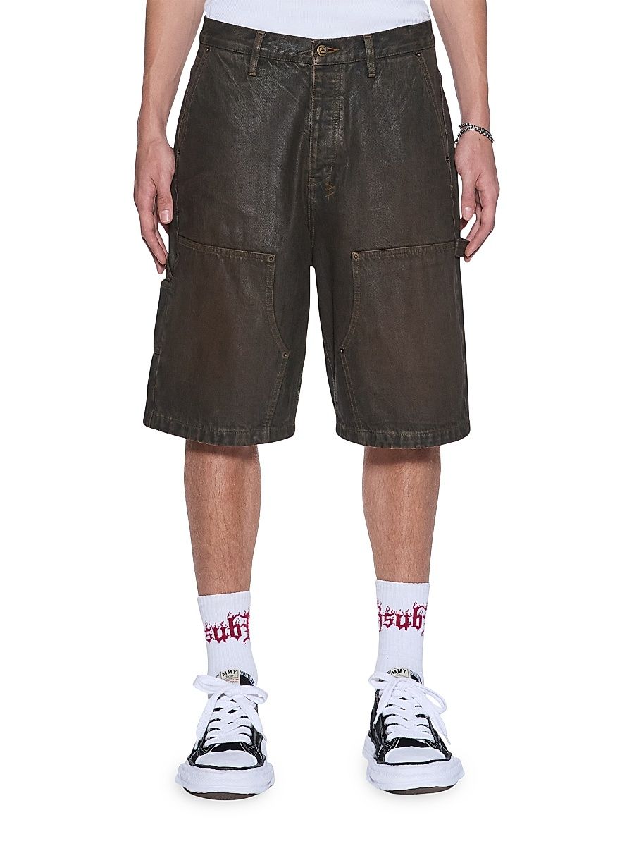 Men's Maxx Operator Carpenter Shorts - Brown - Size 36