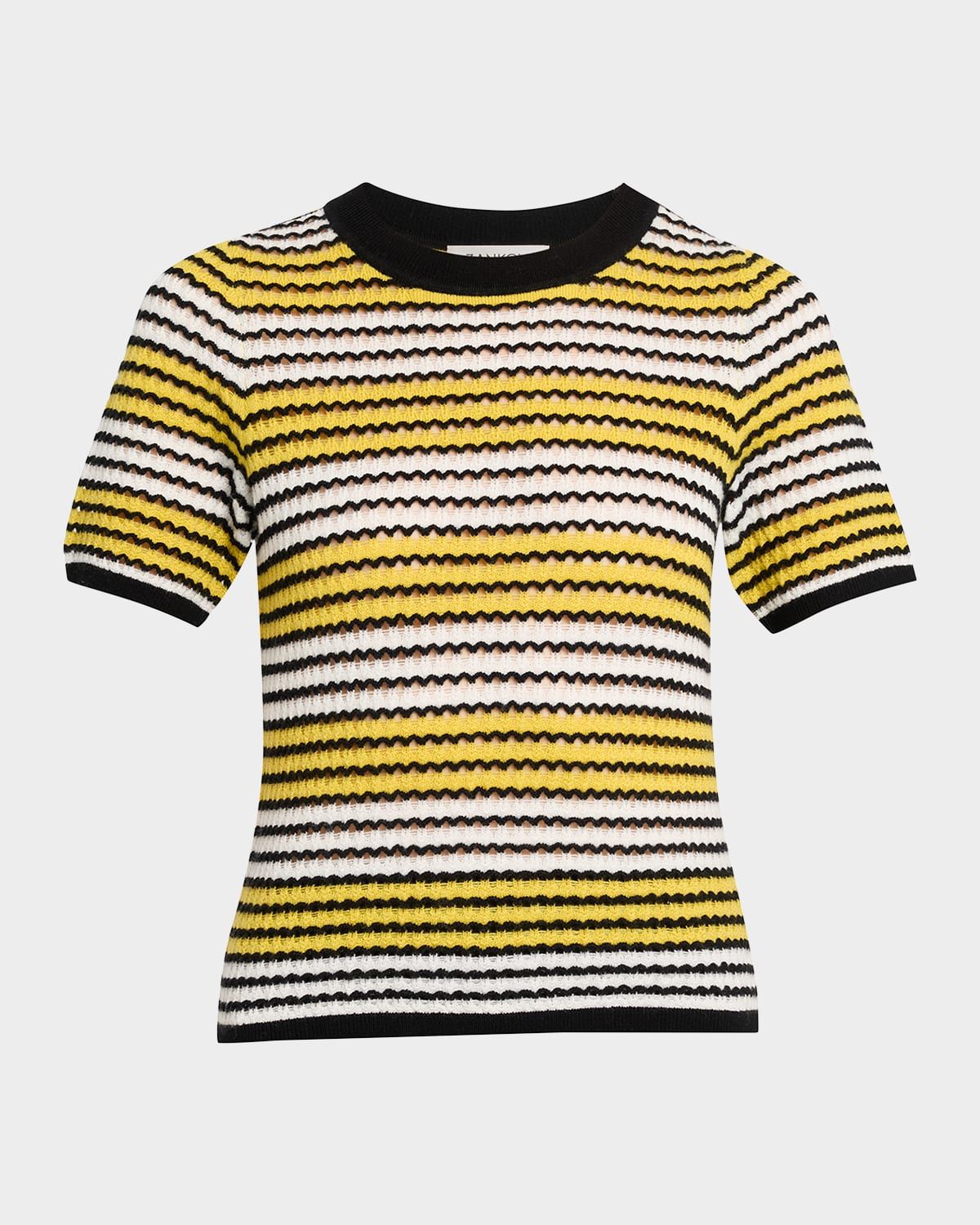 Stripe Short-Sleeve Top