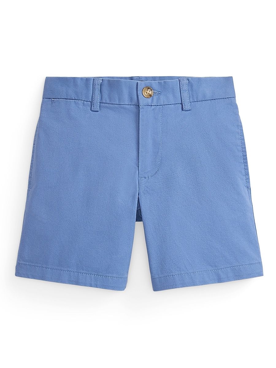 Little Boy's & Boy's Flex Abrasion Chino Twill Shorts - Nimes Blue - Size 8