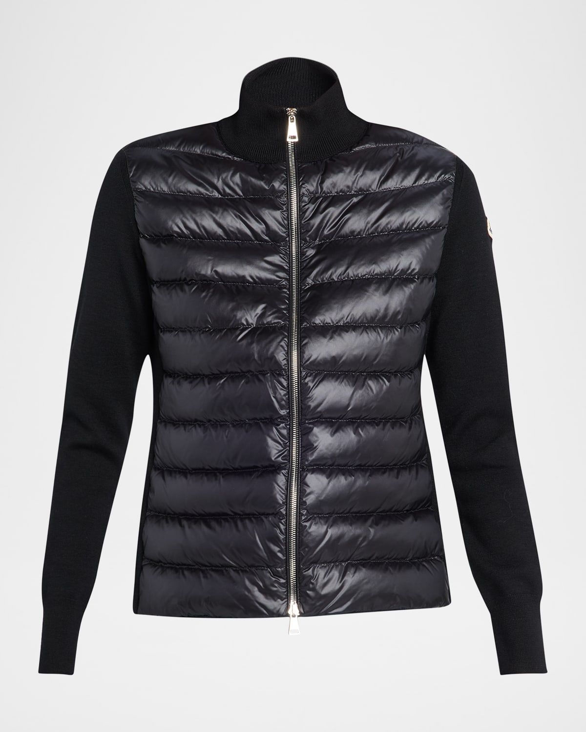 Combo Down Short Cardigan