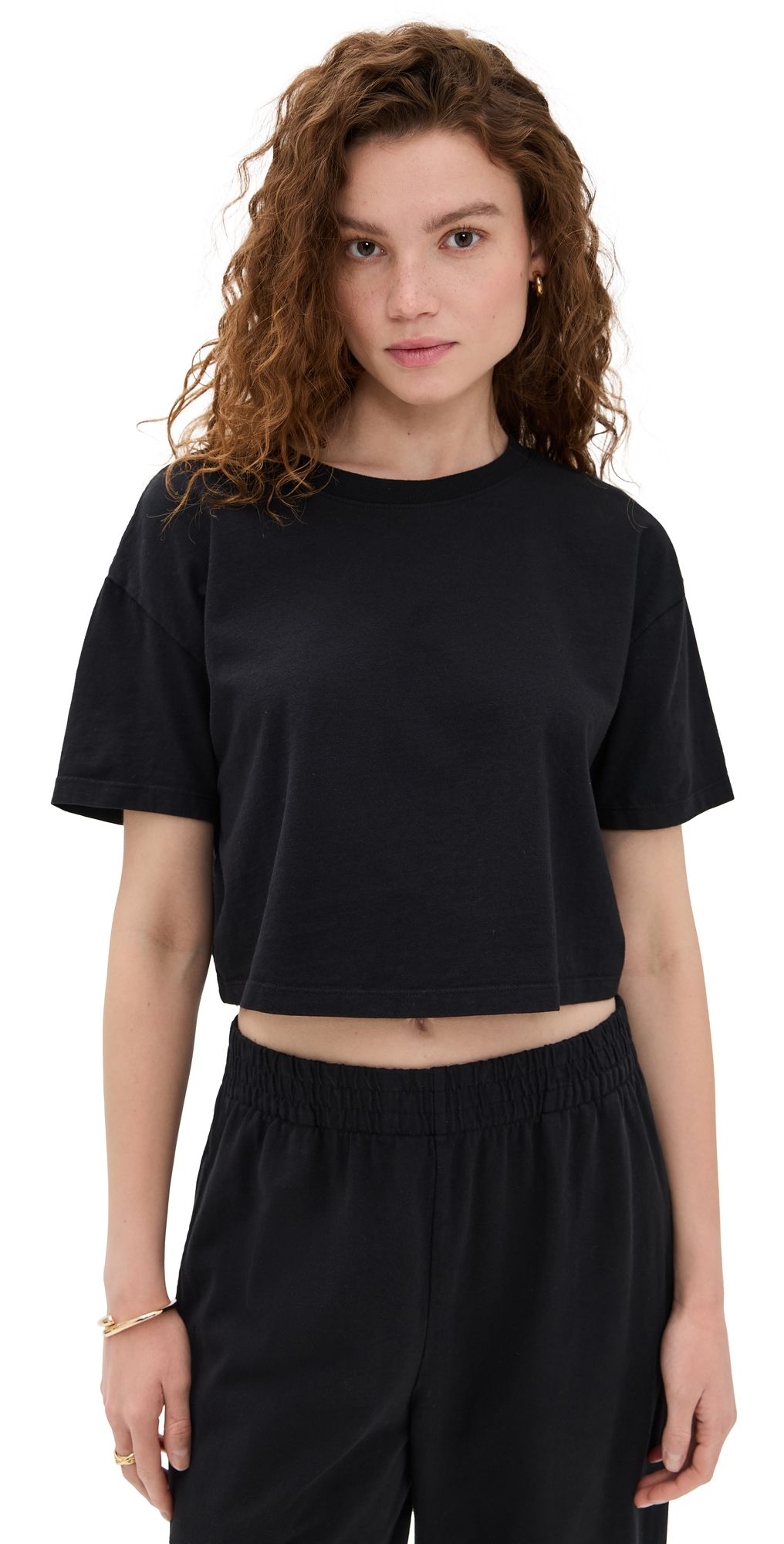 Vitamin A Coast Crop Tee Black M