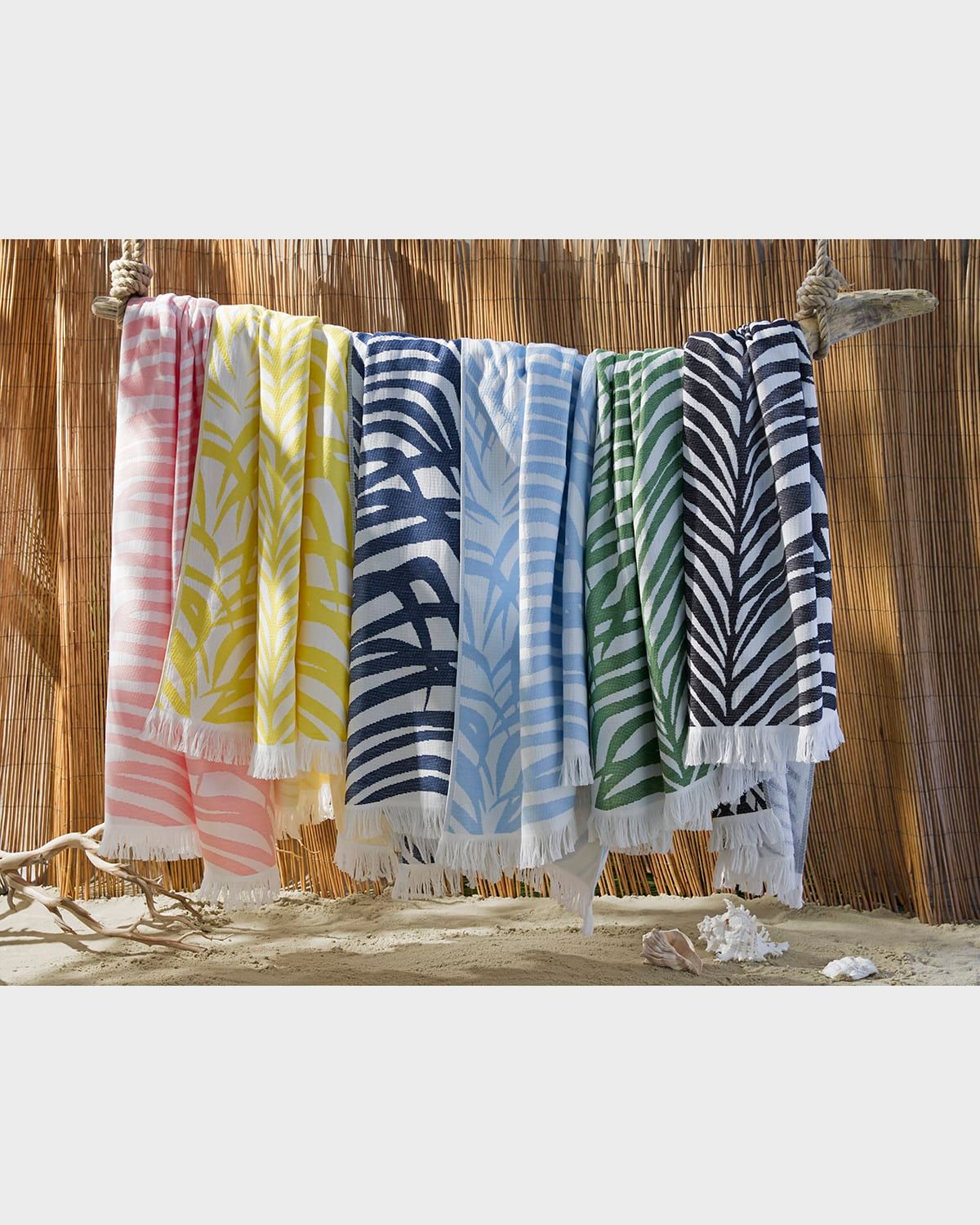 Zebra Palm Beach Towel