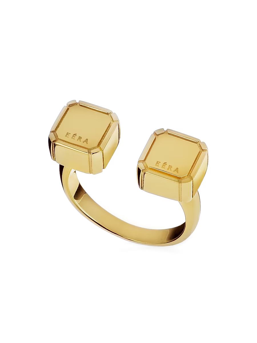 Women's Piercing 18K Yellow Gold Cuff Ring - Yellow Gold - Size 6