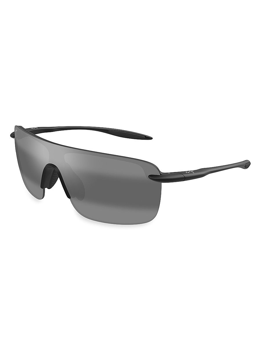 Men's Ekolu Palulu 99MM Shield Sunglasses - Black