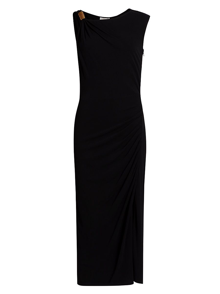 Women's Leann Sleeveless Midi-Dress - Black - Size 12