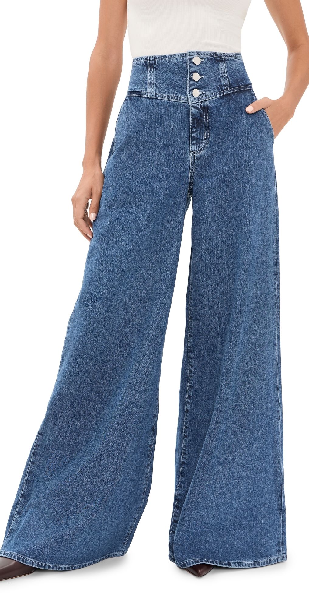 L'AGENCE Sonja Corset Jeans Atlantis 26