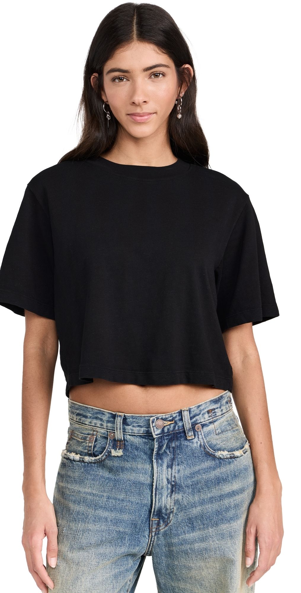 Cotton Citizen Tokyo Crop Tee Jet Black M