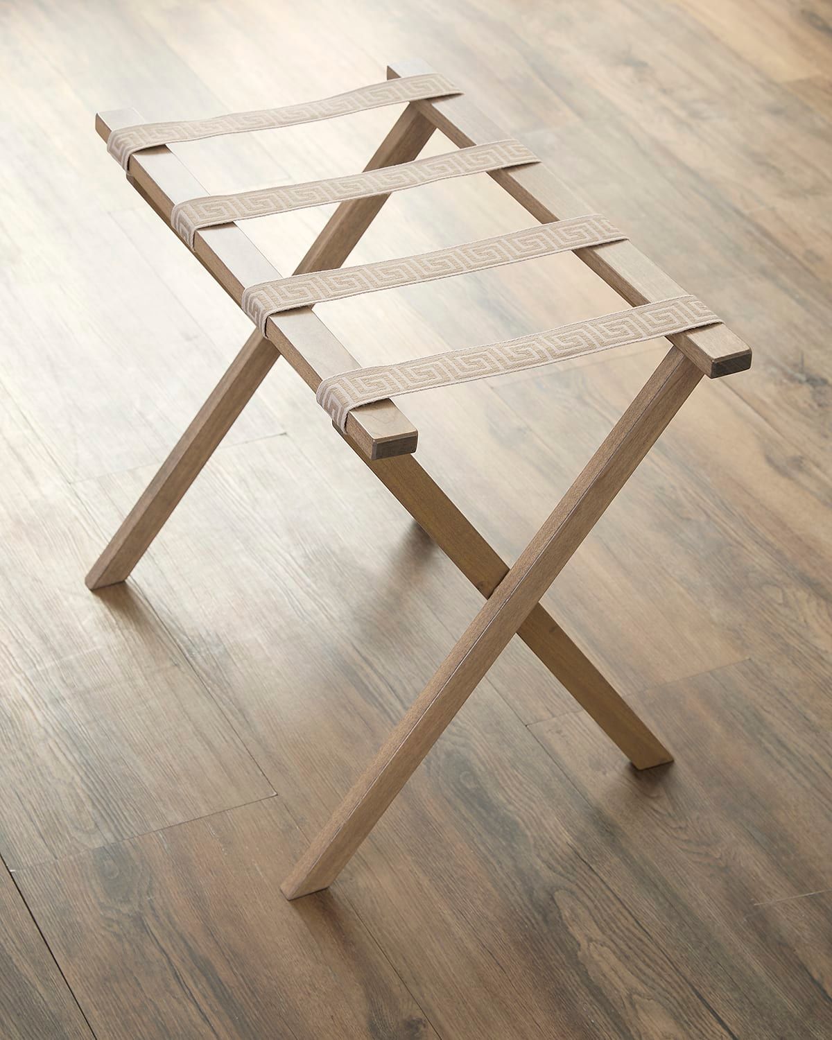 Greek Key Luggage Rack