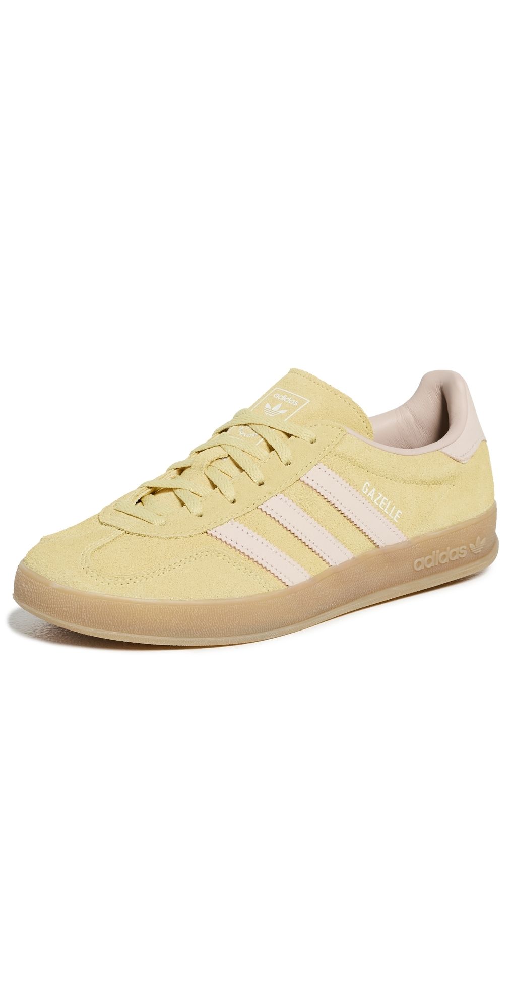 adidas Gazelle Indoor Sneakers Almost Yellow/Wonder Qtz/Gum 5 8.5