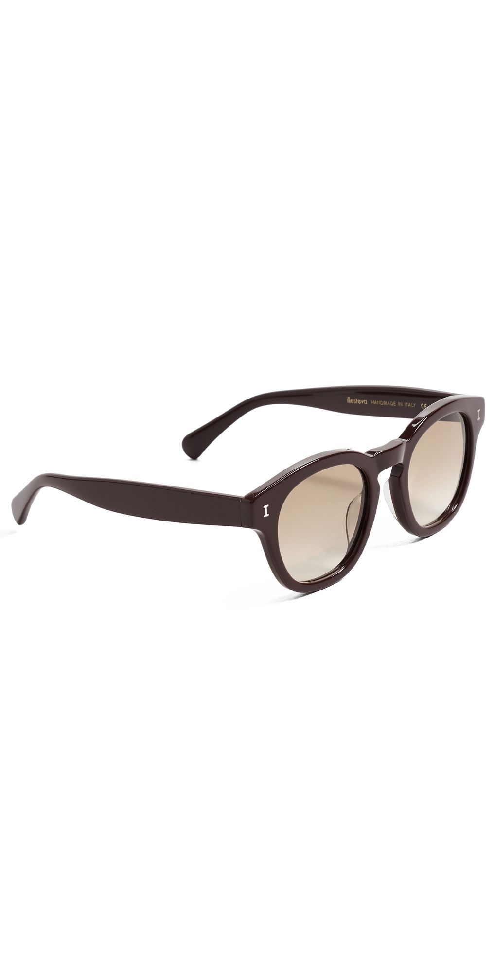 Illesteva Madison Sunglasses Bordeaux/Taupe Gradient One Size