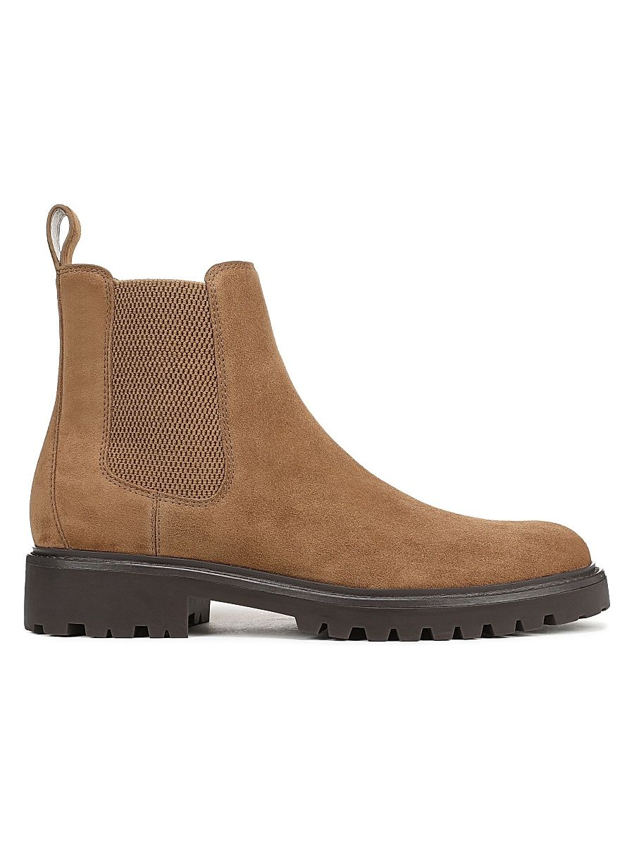 Men's Dave Suede Chelsea Short Boots - Birchwood - Size 12