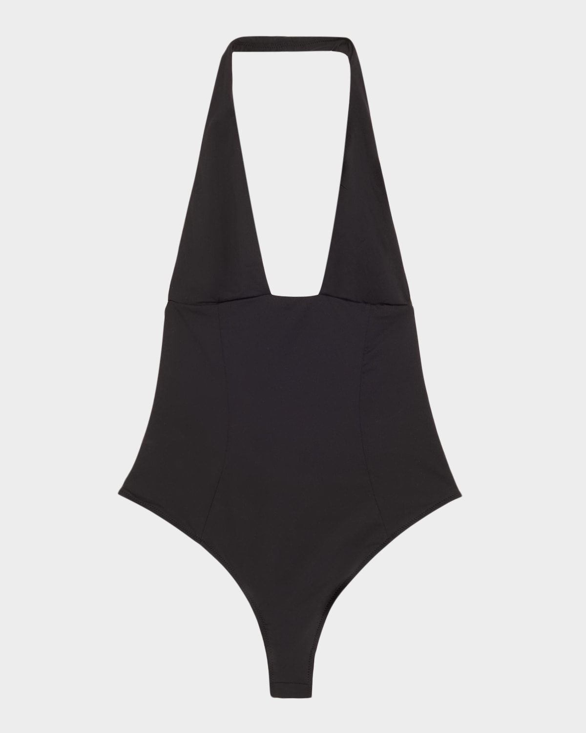 Echauffe Plunging Stretch Jersey Bodysuit