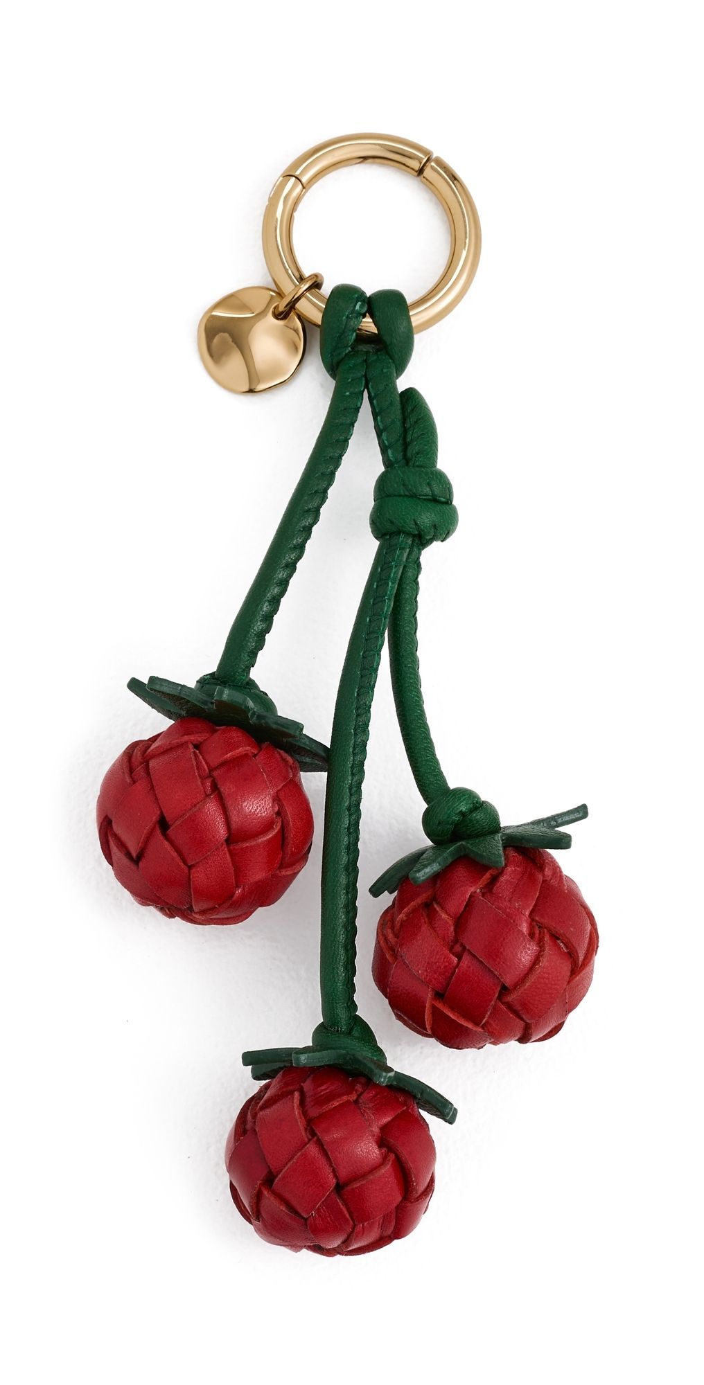 Madewell Woven Tomato Bag Charm Scarlet Multi One Size