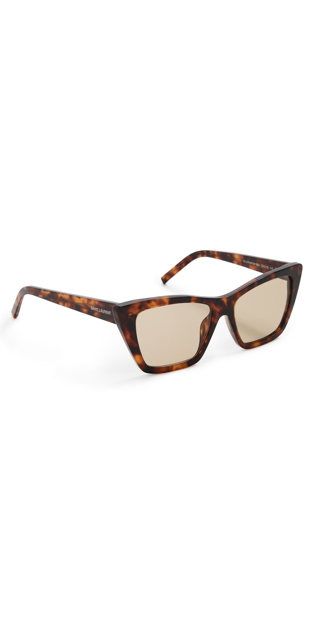Saint Laurent SL 276 Mica Sunglasses Havana-Havana-Brown One Size