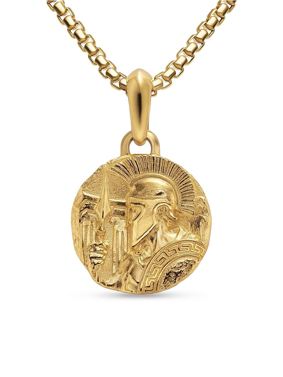 Men's Ares Amulet in 18K Yellow Gold, 23.8MM - Gold