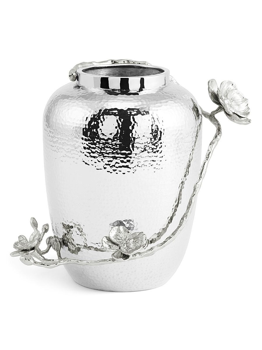 White Orchid Vase - Size Large