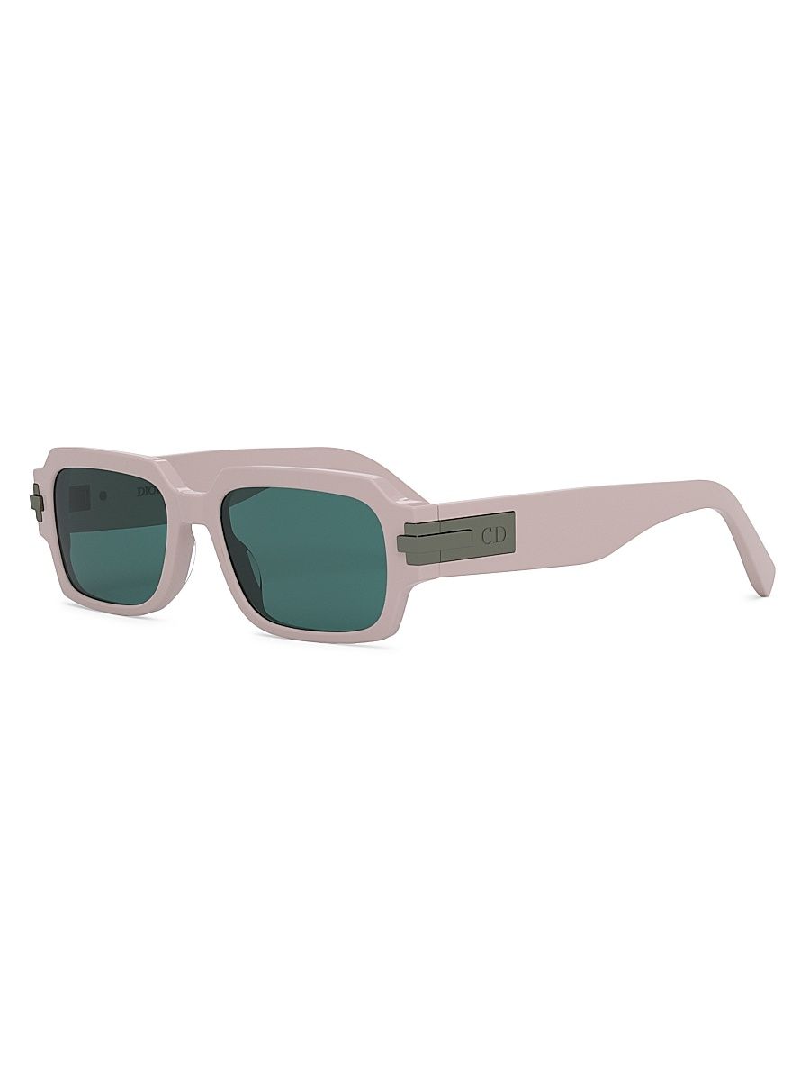 Men's DiorBlackSuit XL S1I 54MM Square Sunglasses - Pinkgreen