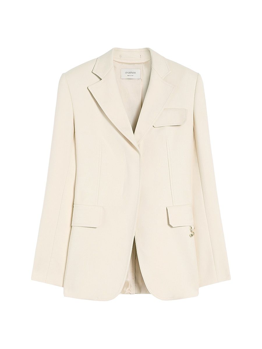 Women's Gabardine Blazer - Vanilla - Size 14