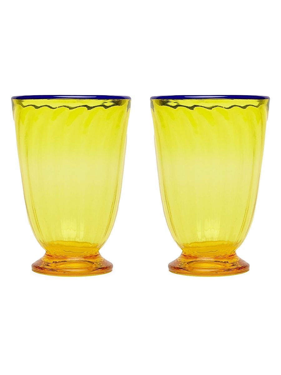 Rainbow Glasses Set of 2 - Fuchsia