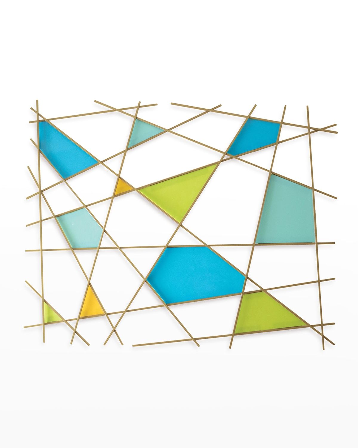 Glass and Metal Wall Sculpture