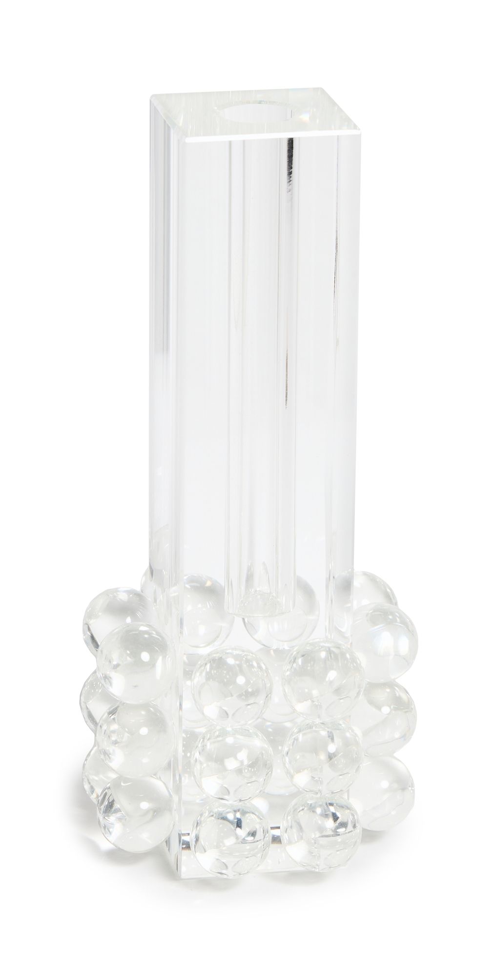 Tizo Design Crystal Glass Bubble Bud Vase Clear One Size