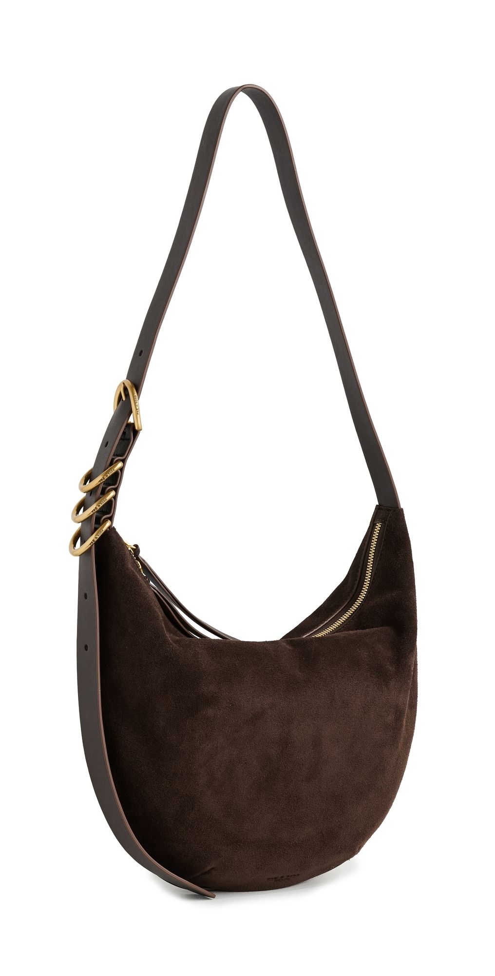 rag & bone Mercer Medium Hobo Bag Choc One Size