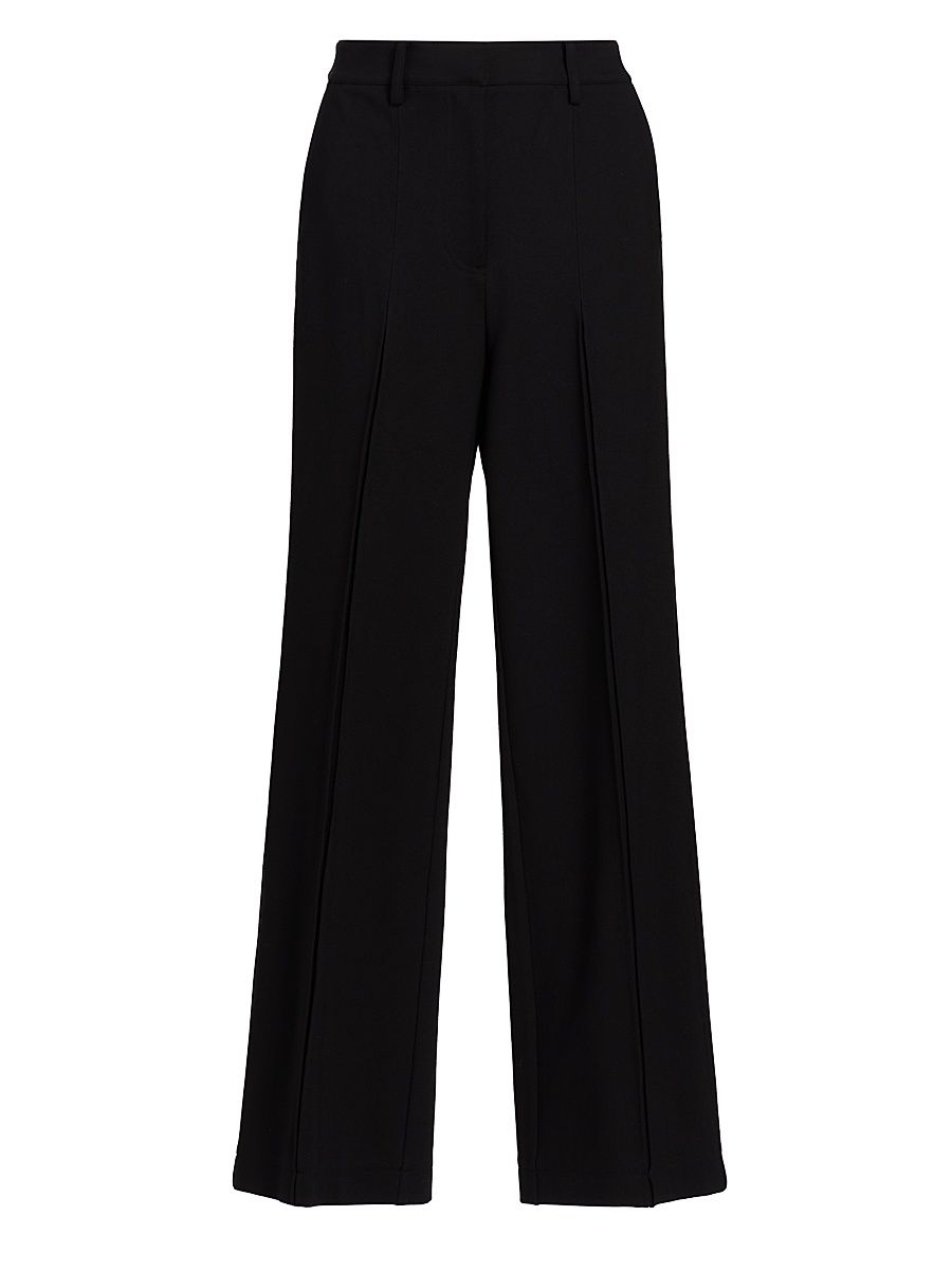 Women's The Saddy Wide-Leg Pants - Black - Size 6