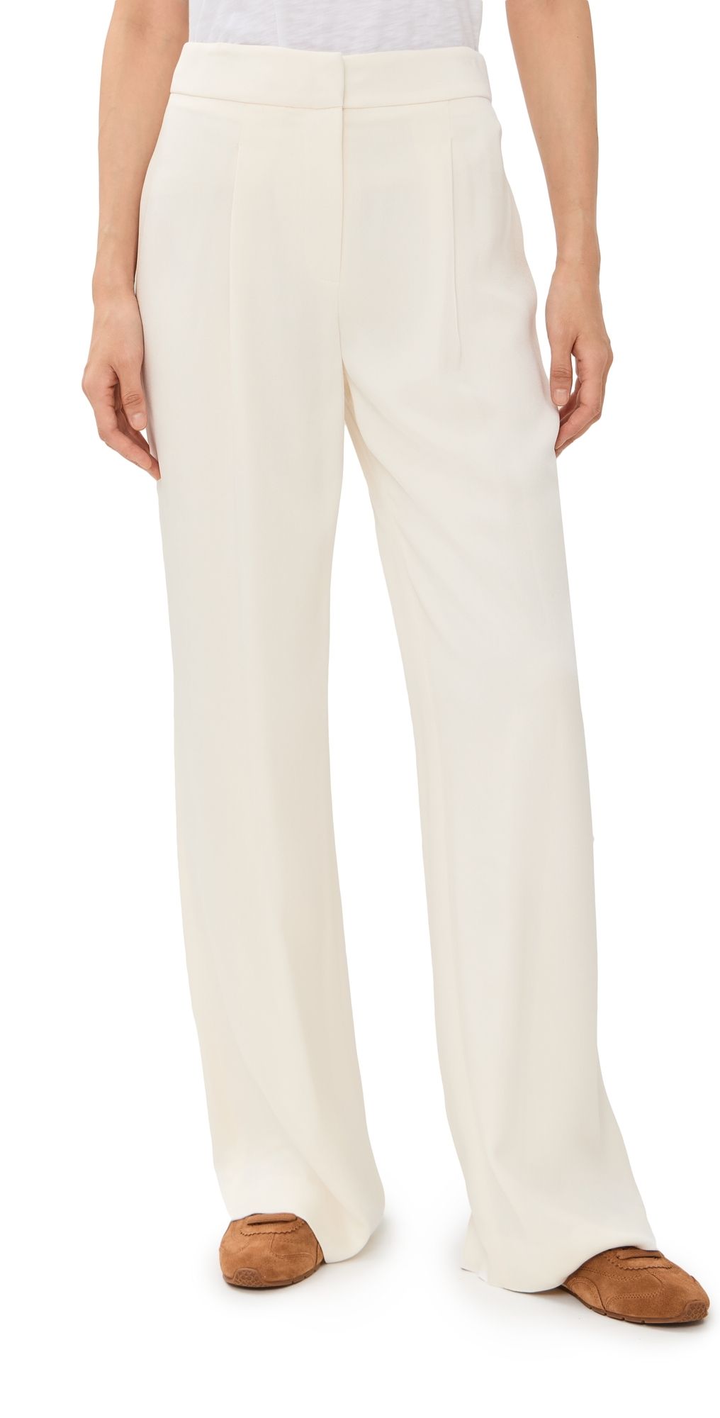 Veronica Beard Robinne Wide Leg Pants Dove 4