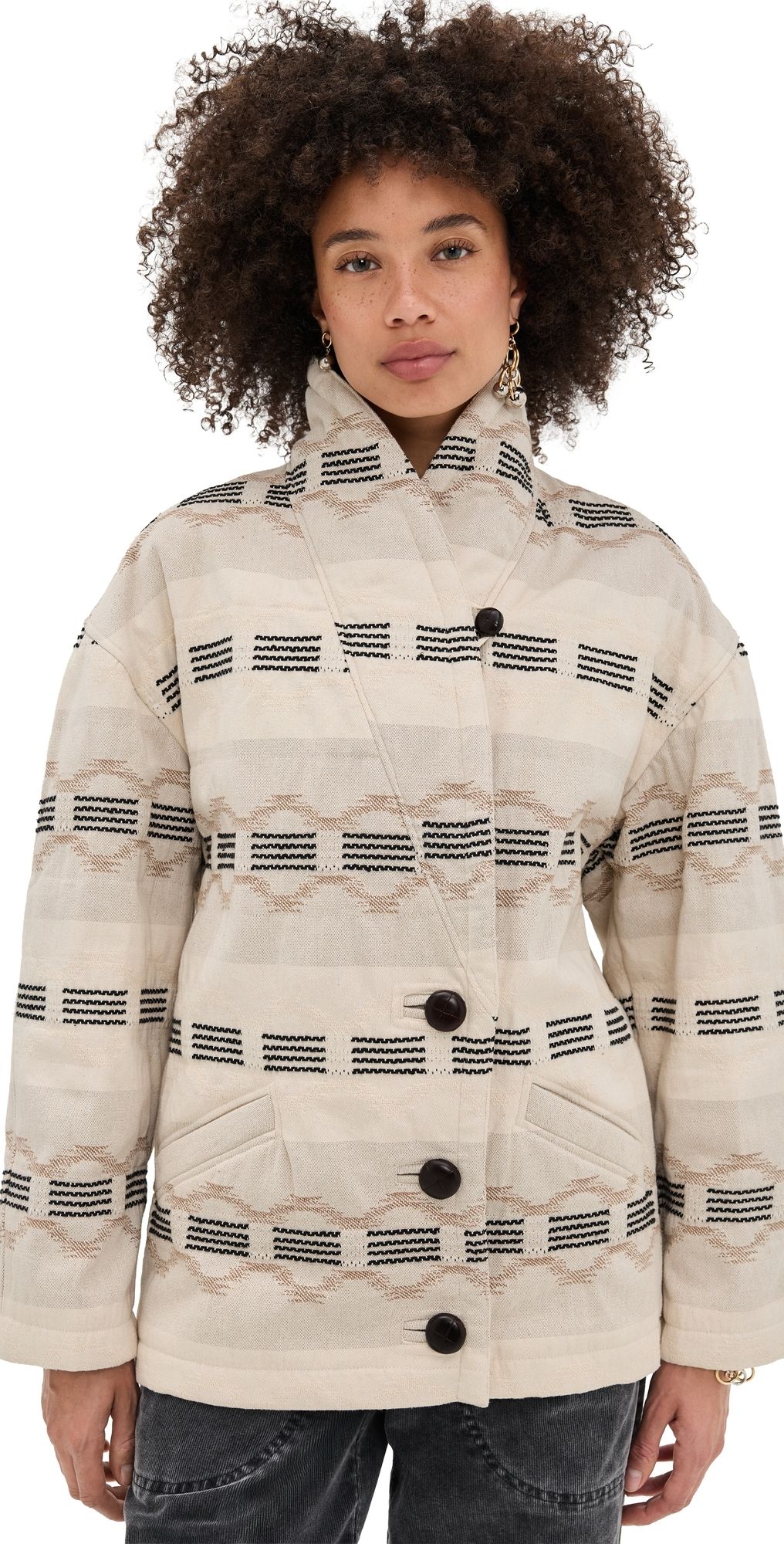 Isabel Marant Étoile Qayla Coat Ecru 40