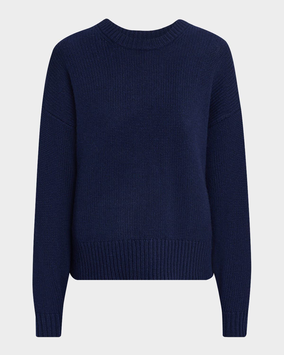 Oversized Cashmere Crewneck Sweater