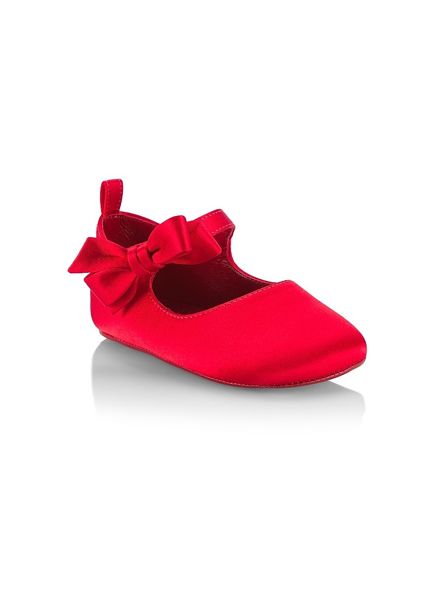 Baby Girl's Lou Babe Ballerina Flats - Red - Size 2 (Baby)