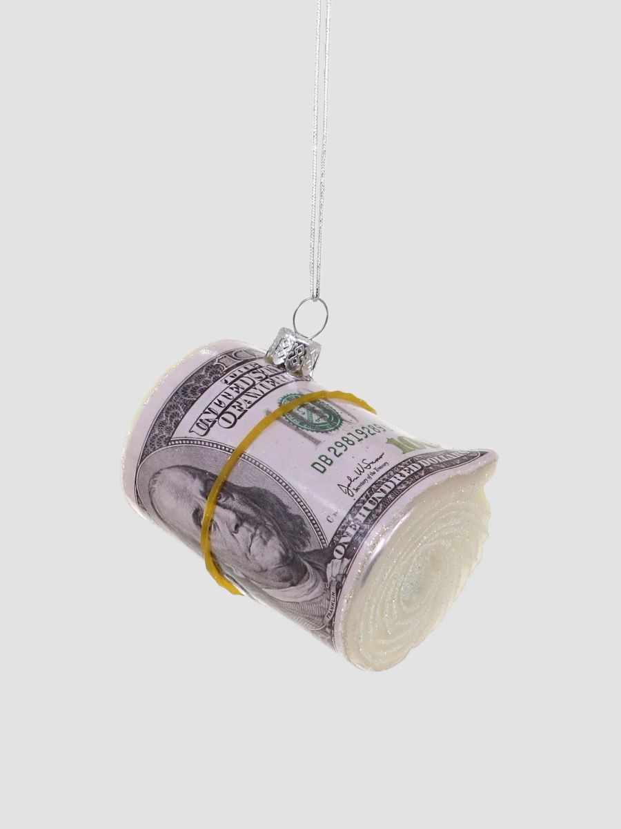 Cody Foster & Co Roll of Cash Ornament - Multi