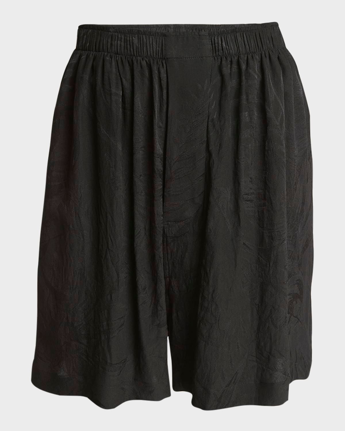 Tropical Flowers Pyjama Shorts