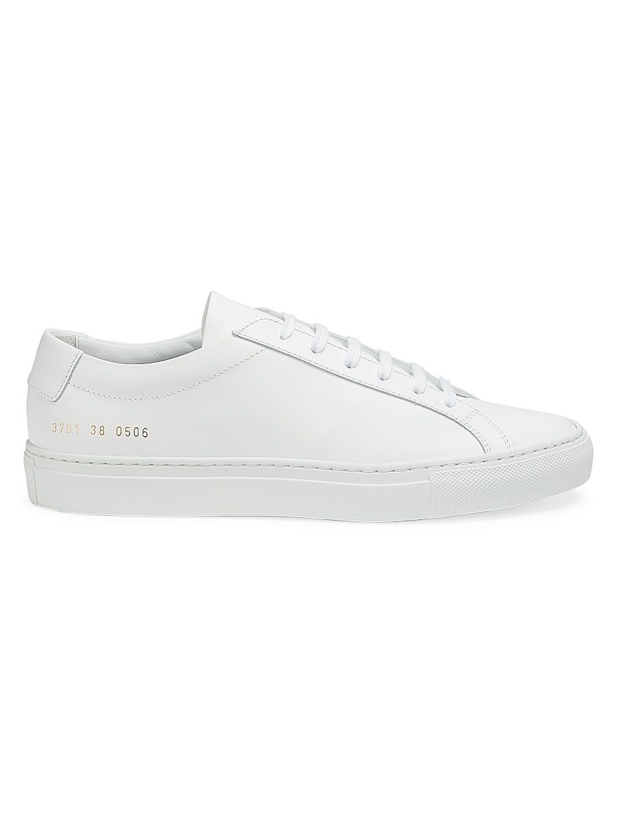 Women's Original Achilles Leather Low-Top Sneakers - White - Size 11