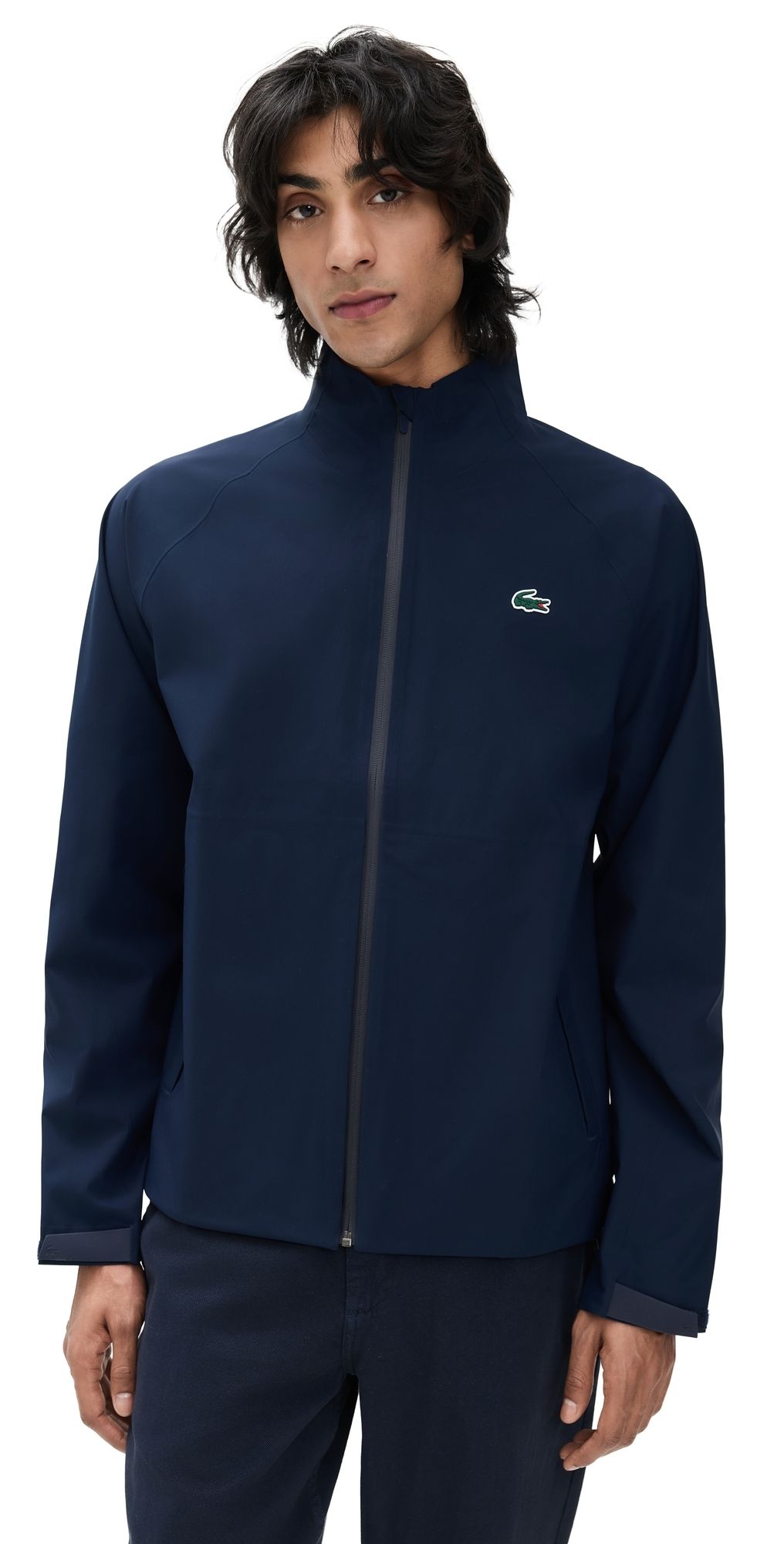 Lacoste Water Repellent Golf Windbreaker Marine/Marine S