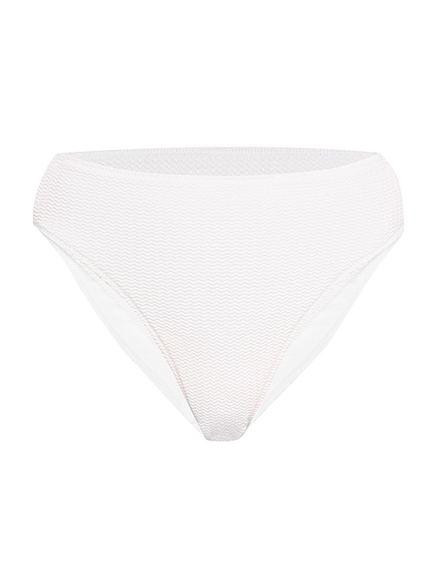 Women's High-Rise Bikini Bottom - White - Size 12