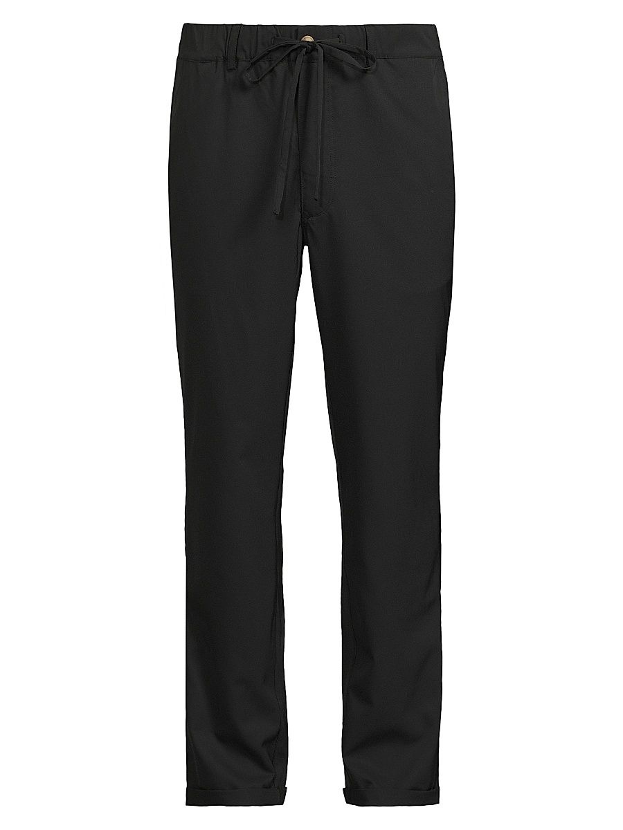 Men's O-The Laird Mid-Rise Nylon Pants - Black - Size XL