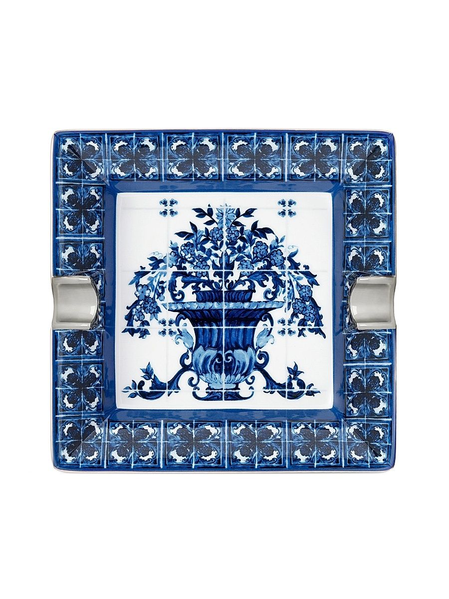 Blue Mediterranean Ashtray - Blue