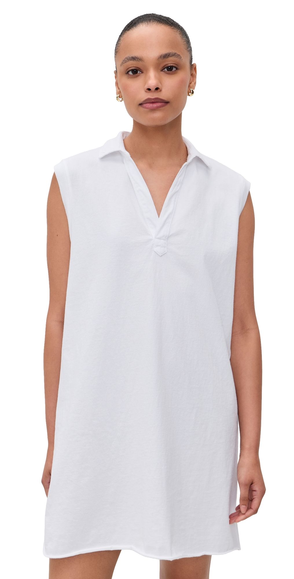 Frank & Eileen Mini Lily Polo Dress White S